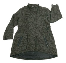 Soft Surroundings Leopardess Jacket Animal Print Trench Rain Coat Womens 1X New  - £54.98 GBP