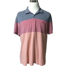 IZOD Vintage Men&#39;s Lacoste Striped Polo Shirt Size XL Color Blocked - £13.13 GBP