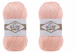 100% Mercerized Cotton Yarn Alize Bahar Yarn Thread Lot of 2 skn 200 gr 570 yds  - £11.66 GBP+