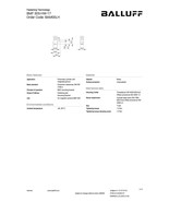 Balluff BMF 305-HW-17 BAM00LH BMF 305 Magnetic Field Sensor Mounting Bra... - €8,60 EUR