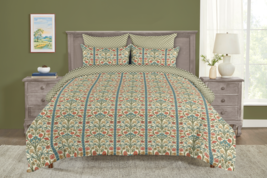 William Morris Inspired Reversible Duvet Set 5 Piece Bloom - $213.02+