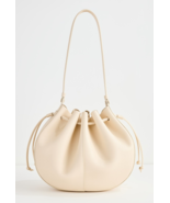 Mansur Gavriel Flores Leather Drawstring Leather Shoulder Bag ~NWT~ Avorio - $7,206.46 MXN