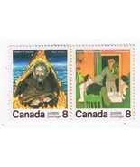 Canada MNH #695-696 Writers Robert Service Germaine Guevremont Pair - $1.03