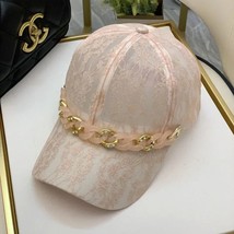 Lace Flower Cut-Out Breathable Sunhat Ladies Summer Cool Chain Baseball Cap Suns - £14.22 GBP