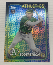 2024 Topps Series 1 Tyler Soderstrom Easter Flower Foil RC #244 Athletics RC - £6.30 GBP