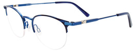 EASYCLIP EC587 Eyeglasses Eye Glasses 050 Blue Authentic New 48mm Unisex - £142.80 GBP