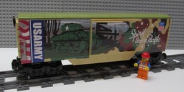 Custom Train Union Pacific Army Boxcar -PLEASE Read Item DESCRIPTION- - £89.40 GBP