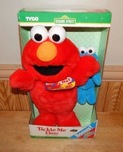 Vintage TYCO 1997 Sesame Street Tickle Me Elmo With Bonus Beans Doll New - £39.95 GBP