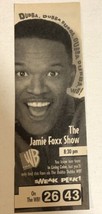 The Jamie Foxx Show Tv Guide Print Ad WB TPA12 - £4.66 GBP