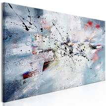 Tiptophomedecor Abstract Canvas Wall Art - Winter Narrow - Stretched &amp; Framed Re - £73.06 GBP+