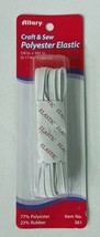 1/8&quot; Wide Elastic Allary Craft &amp; Sew White Polyester Elastic 4-Yd Piece ... - $37.09 MXN