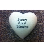 Sisters Are a Blessing Composite Granite Heart - £13.62 GBP