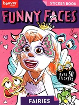 Funny Faces - Coloring Book - Over 50 Stickers - Fairies - £5.62 GBP
