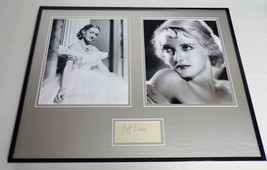 Bette Davis Signed Framed 16x20 Photo Display - £389.37 GBP