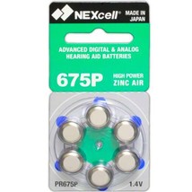 60 NEXcell Hearing Aid Batteries Size: 675P Cochlear + Keychain - £23.23 GBP