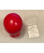 2.75&quot; X 3&quot; Red Clown Honking Adult Costume Nose w/Elastic *Pre-Owned/Nic... - $9.99