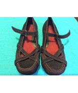 AEROSOLES WOMENS FLATS - BLACK with RED STITCHING - SIZE 9.0 US - Free S... - $52.41 CAD