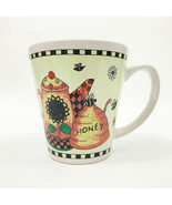 Honey Bee Hive Coffee Pot Coffee Mug Cup Holds Aprox 12 oz - $13.55 CAD