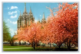 Mormon Temple Salt Lake City Utah UT UNP Union Pacific Chrome Postcard Z3 - £2.28 GBP