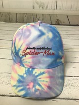Marvel Friendly Neighborhood Spider-Man Girl/ Kids Tie-Dye Snapback Hat Cap NEW - £4.05 GBP