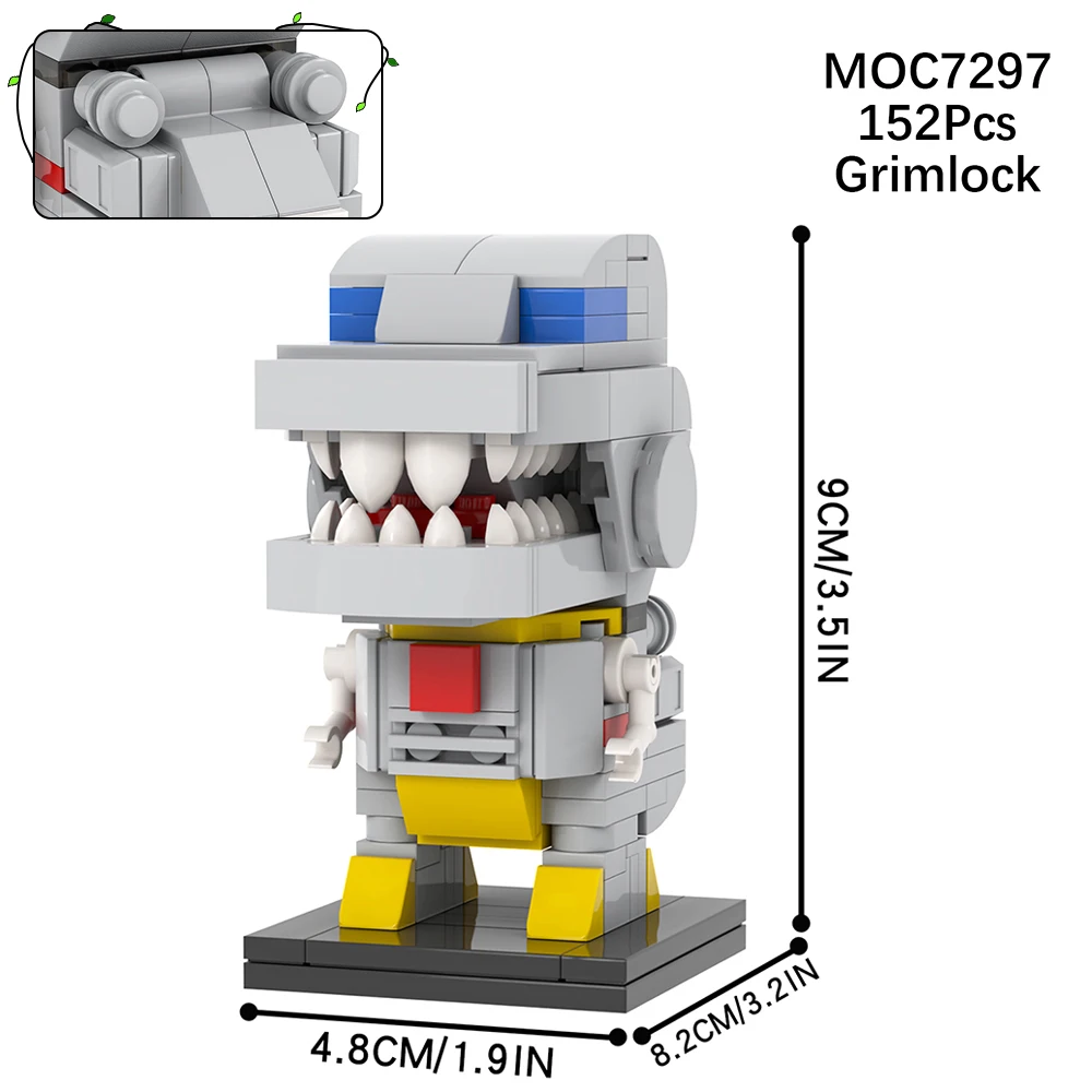 Flash Sale | MOC7297 - MOC G1 Robot Car Brickheadz Classic Movie Sci Fi ... - $26.50