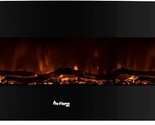 Sundance Curved Wall Mounted Or Freestanding Led Electric Fireplace With... - $555.99