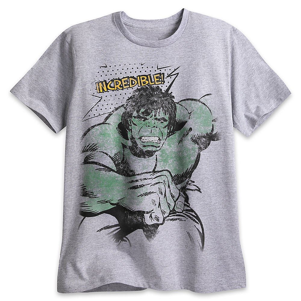 Marvel The Incredible Hulk T-Shirt for Men Size Mens XL Gray - $19.79