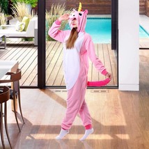 Unicorn Onesies Adult Pajamas Animal Cosplay Halloween Costume Kigurumi ... - £12.99 GBP