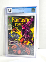 Marvel Comic Book 1968 Fantastic Four Graded 4.5 CGC July Vol 76 - $145.00