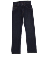 Wrangler Boys Adjustable Denim Jeans 14 Slim Dark Blue Boot Cut 5SCBWM2 Denim - £13.32 GBP