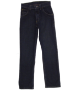 Wrangler Boys Adjustable Denim Jeans 14 Slim Dark Blue Boot Cut 5SCBWM2 ... - $16.95