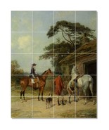 Heywood Hardy Horses Painting Ceramic Tile Mural BTZ22497 - £156.62 GBP+