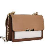 MICHAEL KORS JADE LARGE GUSSET TAN GOLD CHAIN CROSSBODY SHOULDER BAGNWT! - $199.99