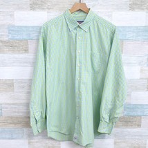 Vineyard Vines Murray Long Sleeve Shirt Green Blue Plaid Cotton Preppy M... - £30.49 GBP