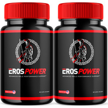 2 Pack Eros Power Pills for Men Maximum Strength Male Support Formula - $59.98