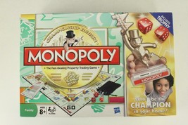 Hasbro Monopoly 2009 Championship Edition Board Game COMPLETE Trophy C-1... - $17.85