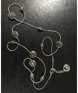 Vint CROWN TRIFARI Marcasite Beaded Necklace 30” - €20,95 EUR