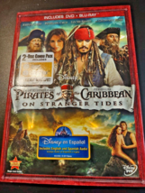 Pirates of The Caribbean on Stranger Tides (DVD + Blu-ray, 2011, 2-Disc Set) NEW - £7.86 GBP