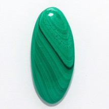 59.00 Cts Natural Malachite Cabochon Loose Gemstones Jewelry (41mm x 19mm) - £4.86 GBP