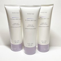 Lot of 3 Mary Kay Timewise VISIBLY FIT Body Lotion All Skin Types 3oz size NEW - £15.03 GBP