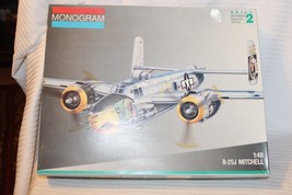 1/48 Scale Monogram, B-25J Mitchell Bomber Model Kit #5507 BN Open Box - $120.00