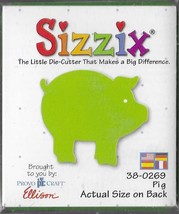 Sizzix originals. Pig cutting die. Die Cutting Cardmaking Scrapbooking - $6.16