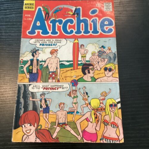 Primary image for Archie Comics 193  1969 Jughead, Betty, Veronica Comic Book