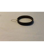 Antique Garnet Tabletop Silver Hinged 3 Rows Bracelet 1800&#39;s - $475.00