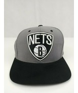 Mitchell &amp; Ness NBA Brooklyn Nets  Black &amp; Gray Adjustable Baseball Cap - $29.69