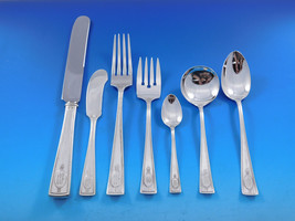 Carthage by Wallace Sterling Silver Flatware Set 12 Service 95 pcs Arts &amp; Crafts - £4,435.05 GBP