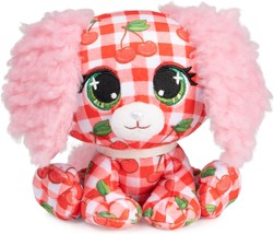  Pets Juicy Jam Collection Summer Cerise Puppy Stuffed Animal Red White  - £22.04 GBP