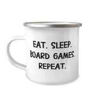 Cute Board Games Gifts, Eat. Sleep. Board Games. Repeat, Holiday 12oz Ca... - £12.54 GBP