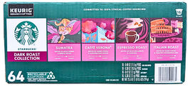 Starbucks Dark Roasts Variety Pack K-Cup Pod 64-Count EXP 01/2027 - $65.59