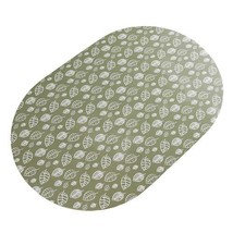 Oval Vinyl Fitted Tablecloth With Flannel Backing Elastic Edge Design Table C Ho - £40.21 GBP